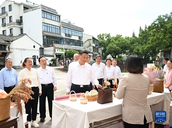  習(xí)近平在浙江考察時(shí)強(qiáng)調(diào) 始終干在實(shí)處走在前列勇立潮頭 奮力譜寫中國(guó)式現(xiàn)代化浙江新篇章 返京途中在山東棗莊考察 